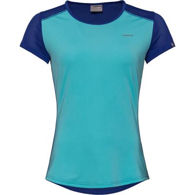 Head Womens Sammy T-Shirt - Aqua/Royal Blue - main image