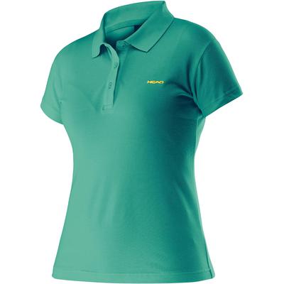 Head Womens Mary Cotton Polo Shirt - Teal - main image