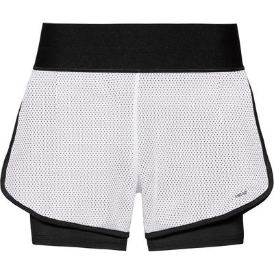 HEAD Womens Stance Shorts - White/Black - main image
