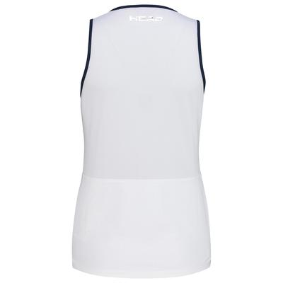 Head Womens Perf Tank Top - White/Dark Blue/Light Pink - main image