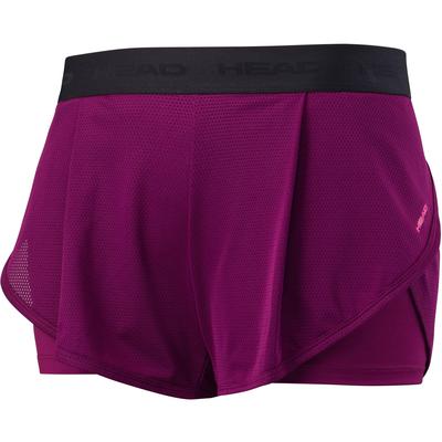 purple sweat shorts womens