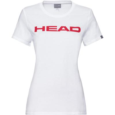 HEAD Womens Club Lucy T-Shirt - White/Red - main image