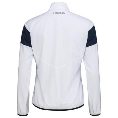 HEAD Womens Club Jacket - White/Dark Blue - main image