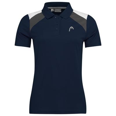HEAD Womens Club Tech Polo - Dark Blue - main image