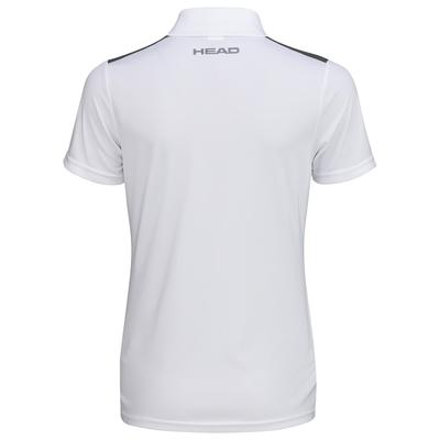 HEAD Womens Club Tech Polo - White/Dark Blue - main image