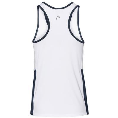 Head Womens Club Tank Top - White/Dark Blue - main image