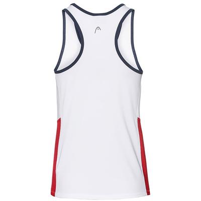 Head Womens Club Tank Top - White/Red - main image