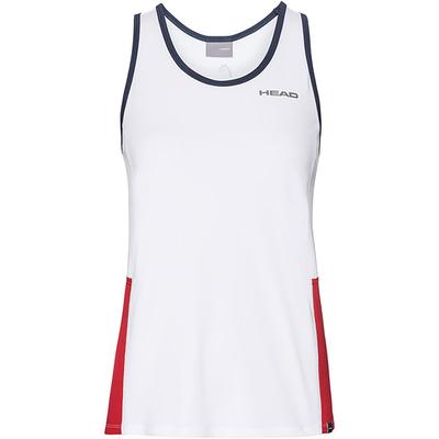 Head Womens Club Tank Top - White/Red - main image