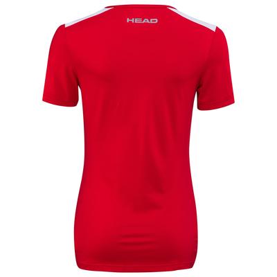 HEAD Womens Club Tech Tee - Red - main image