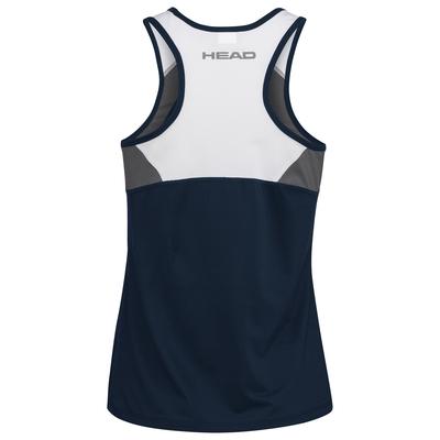 HEAD Womens Club Tank Top - Dark Blue/White - main image