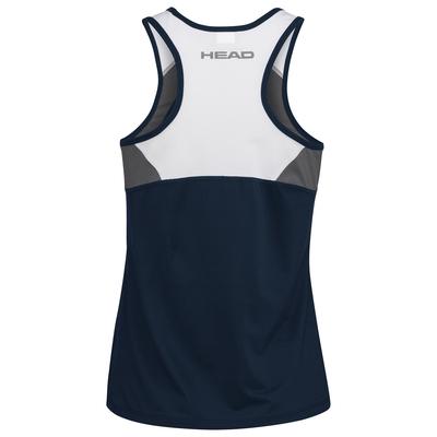 Head Womens Club Tank Top - Dark Blue/White - main image