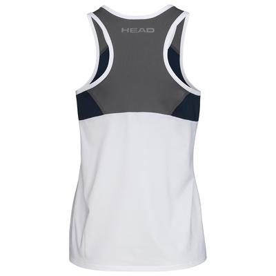 Head Womens Club Tank Top - White/Dark Blue - main image