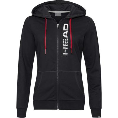 Head Womens Club Greta Full-Zip Hoodie - Black/White