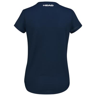 Head Womens Animal Print Tie Break Tee - Dark Blue - main image