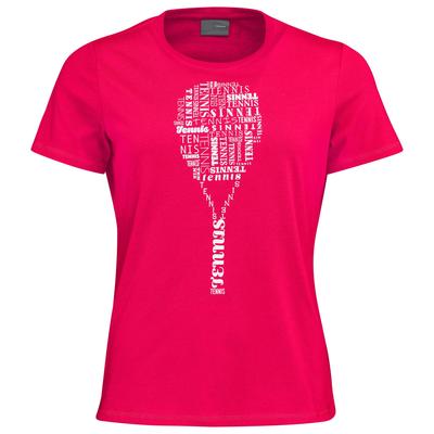 Head Womens Typo Tee - Magenta