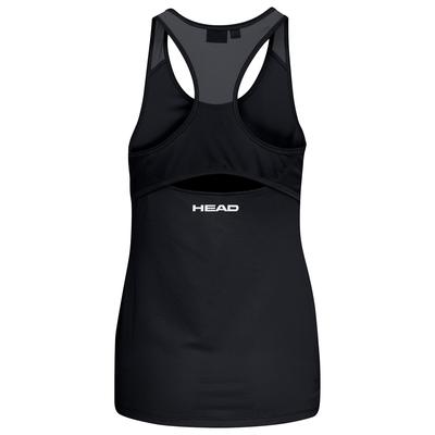 HEAD Womens Spirit Tank Top - Black (2023) - main image