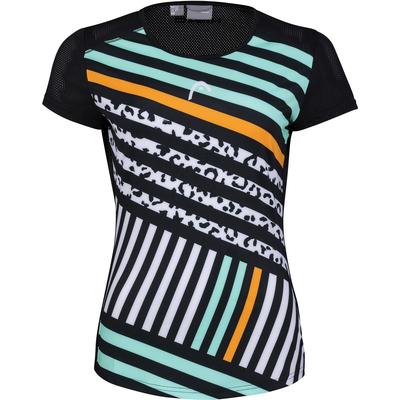 HEAD Womens Sammy Tee - Dark Blue/White/Mint - main image