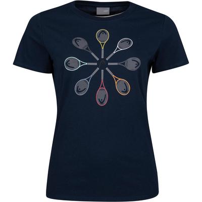 Head Womens Racquet Tee - Dark Blue - main image