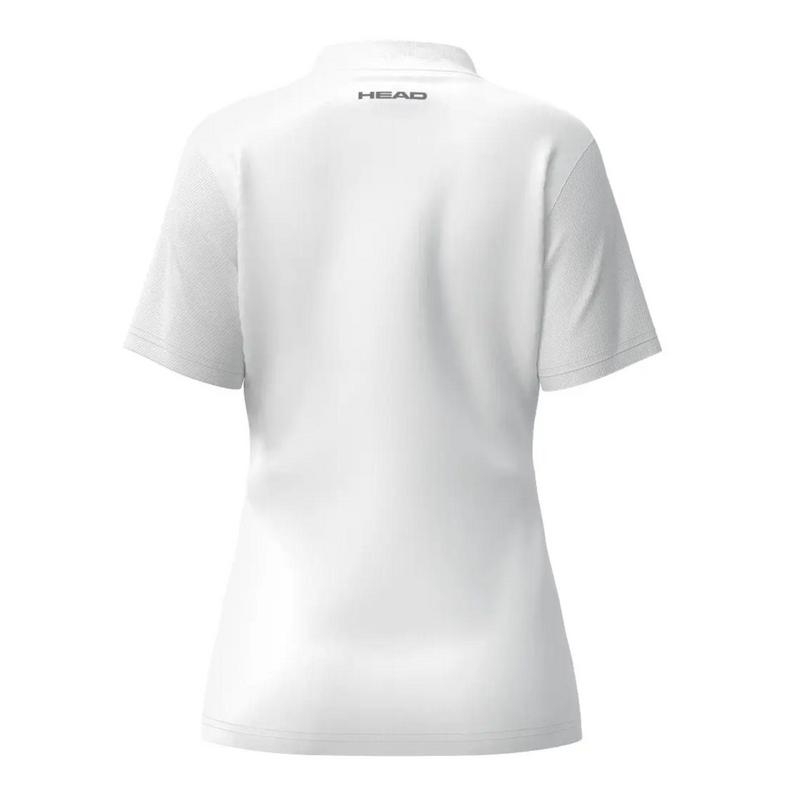 HEAD Womens Club Tech Polo - White - main image