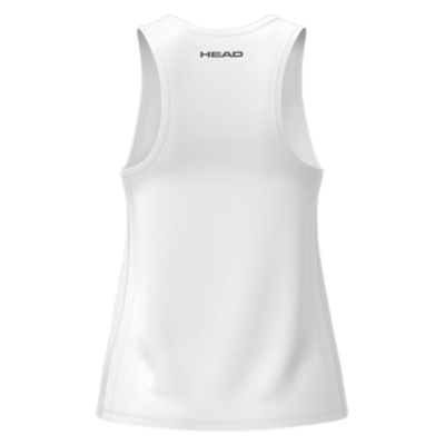 HEAD Womens Club 25 Tech Tank Top - White - main image