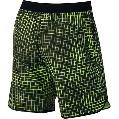 Nike Mens Gladiator 9 Inch Tennis Shorts - Black/Volt - main image