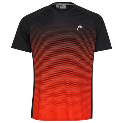 Head Boys Topspin Tee - Black/Tangerine - main image