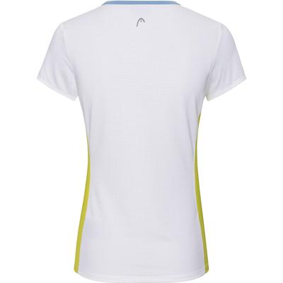 Head Girls Mia T-Shirt - White/Yellow
