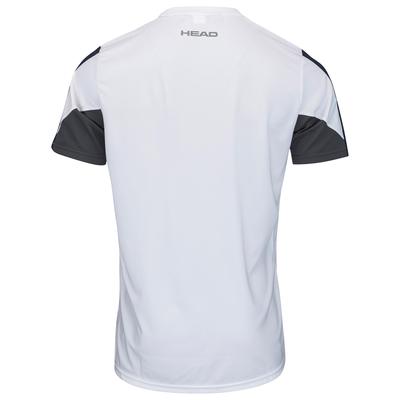 HEAD Boys Club Tech Tee - White/Dark Blue - main image