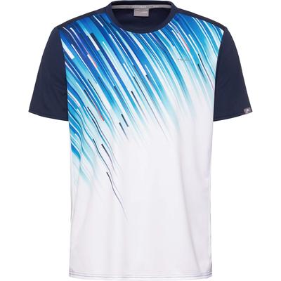 Head Boys Slider T-Shirt - Dark Blue/Royal Blue - main image