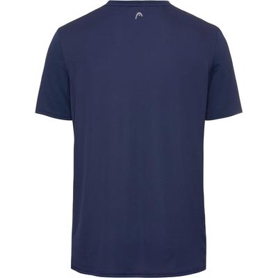 Head Boys Slider T-Shirt - Dark Blue/Royal Blue