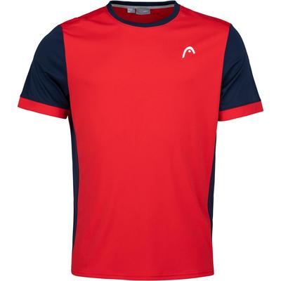 Head Boys Davies Tee - Red/Dark Blue - main image