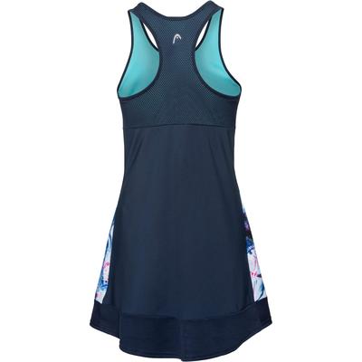 Head Girls Demi Dress - Dark Blue Print - main image