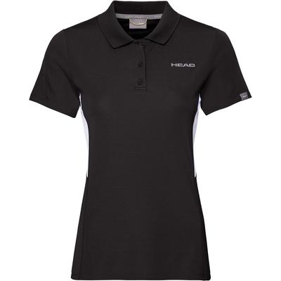HEAD Girls Club Tech Polo Shirt - Black - main image