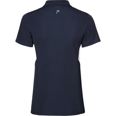 HEAD Girls Club Tech Polo Shirt - Dark Blue - main image