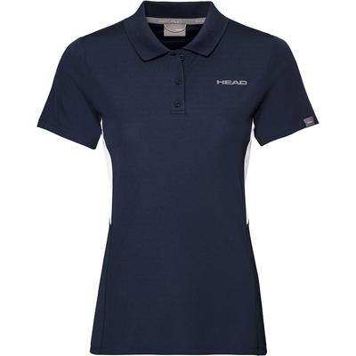 HEAD Girls Club Tech Polo Shirt - Dark Blue - main image