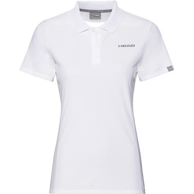 HEAD Girls Club Tech Polo Shirt - White - main image