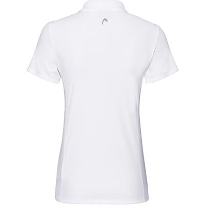 HEAD Girls Club Tech Polo Shirt - White - main image