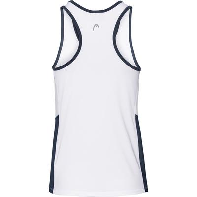HEAD Girls Club Tank Top - White/Dark Blue - main image