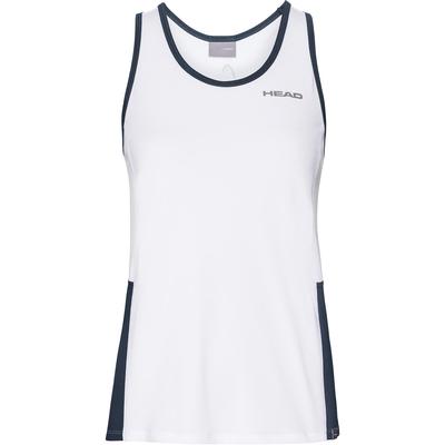 HEAD Girls Club Tank Top - White/Dark Blue - main image