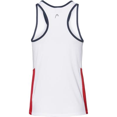 HEAD Girls Club Tank Top - White/Red - main image
