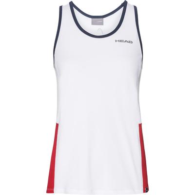 HEAD Girls Club Tank Top - White/Red - main image