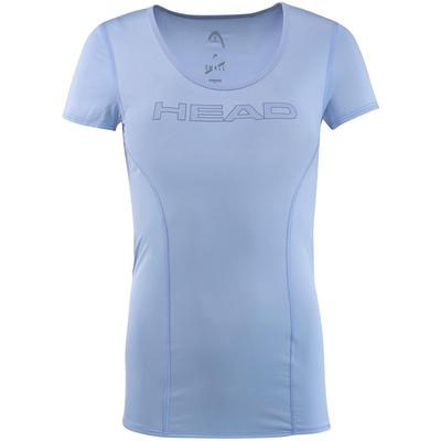 HEAD Girls Tech T-Shirt - Sky Blue - main image