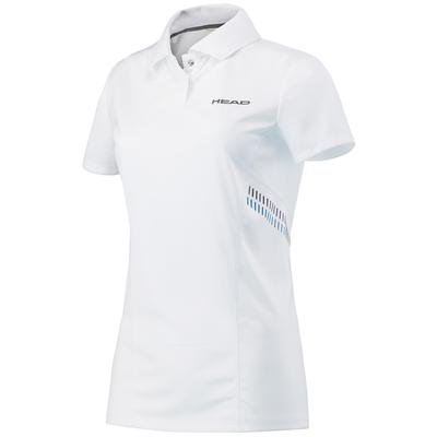 Head Girls Club Technical Polo - White/Navy - main image