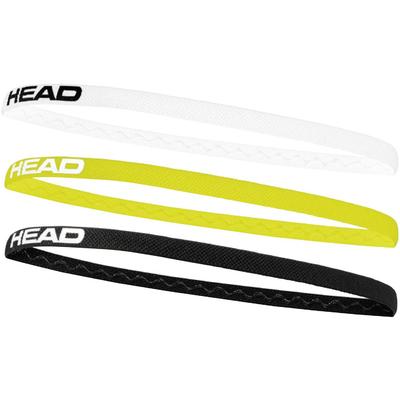 Head Tennis Headbands 3 Pack - Black/Yellow/White - main image