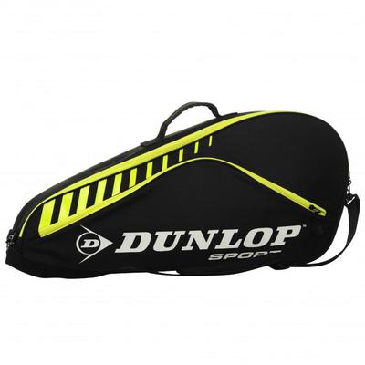 Dunlop Club 3 Racket Bag - Black/Yellow