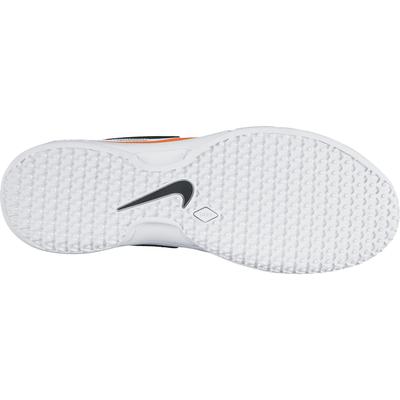 Nike Mens Air Vapor Advantage Omni Court Tennis Shoes - White/Volt/Total Orange - main image