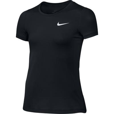 Nike Girls Pro Top - Black - main image