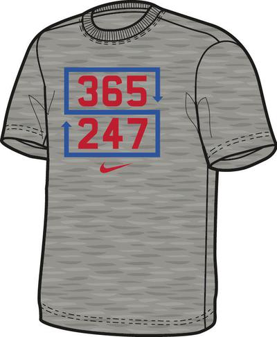 Nike Boys Training T-Shirt - Dark Grey