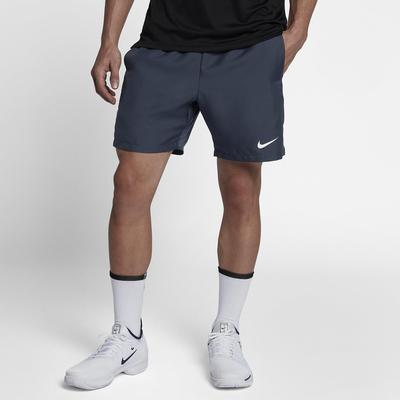 Nike Mens Court Dry 7 Inch Tennis Shorts - Thunder Blue/White - main image