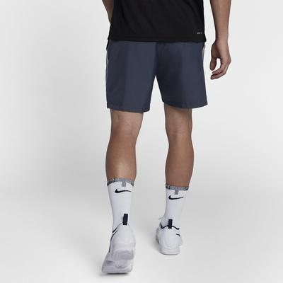Nike Mens Court Dry 7 Inch Tennis Shorts - Thunder Blue/White - main image